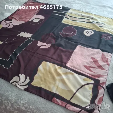 Памучни Шалове/Кърпи за глава , снимка 4 - Шалове - 55401497