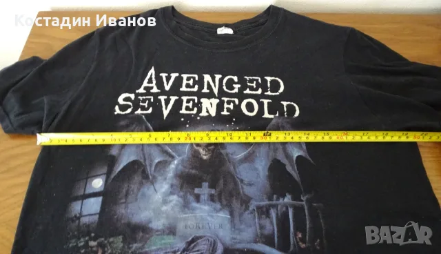 Avenged Sevenfold рок метъл тениска М, снимка 5 - Тениски - 55339130