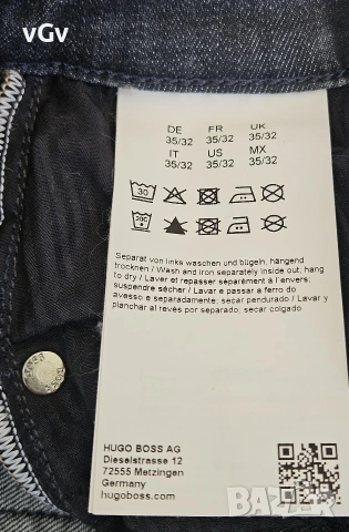 Мъжки дънки Boss Maine3 regular fit -36, снимка 7 - Дънки - 55014323