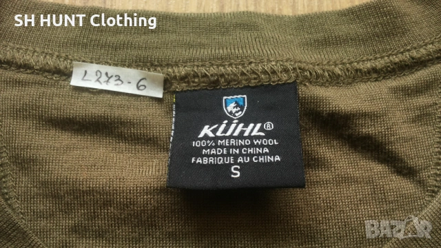 KUHL THERMO Underwear 100% Merino Wool размер S за лов туризъм термо блуза 100% Мерино вълна - 2521, снимка 6 - Екипировка - 54167001