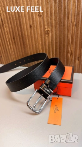 Естествена Кожа 🔹Louis Vuitton 🔹 Hermes 🔹 Tommy Hilfiger 🔹 Armani 🔹, снимка 6 - Колани - 54393232