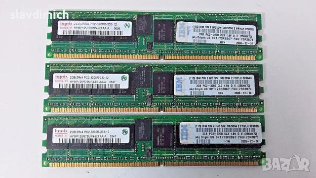 Рам Ram памет за компютър 2GB DDR 400 Mhz PC3200 