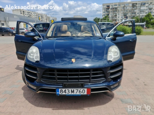 Porsche Macan Turbo 2015 Burmester, Beige interior