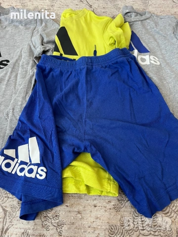 Лот на adidas за момче на 7-8години, плюс шапка на Nike, снимка 4 - Детски тениски и потници - 54049778