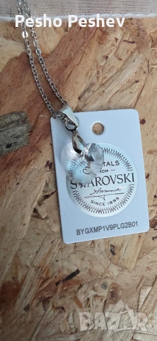 Колие Swarowski сърце , снимка 2 - Колиета, медальони, синджири - 54986168