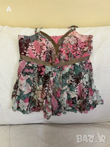 Дамски копринени топове Patrizia Pepe и Ted Baker, снимка 5 - Потници - 55548380
