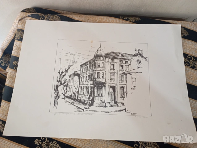 Картина - графика , снимка 2 - Картини - 54088454