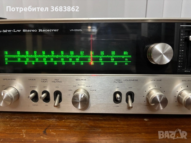JVC VR-5525L, снимка 4 - Ресийвъри, усилватели, смесителни пултове - 55053058