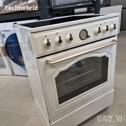 Немска /внос/ свободностояща печка с керамичен плот Gorenje Retro - 3 ГОДИНИ ГАРАНЦИЯ, снимка 2 - Печки, фурни - 55562899