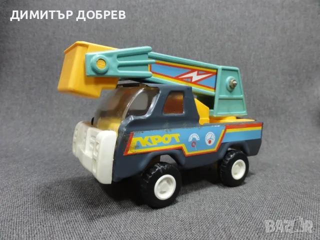 СТАРА РЕТРО СОЦ СССР МЕТАЛНА ИГРАЧКА КАМИОН КРОТ