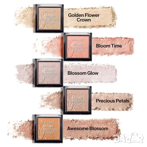 Хайлайтър Wet n Wild MegaGlo, # Blossom glow, снимка 2 - Декоративна козметика - 55547342