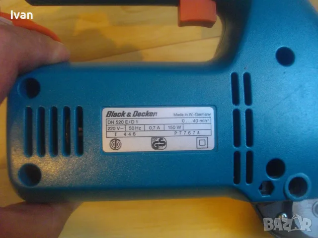 Оригинална ел. ножица за рязане на ламарина табак плат BLACK DECKER DN520 ELECTRO Made in GERMANY, снимка 13 - Други инструменти - 55694906