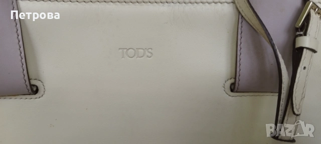 Кожена чанта Tod's Оригинал, снимка 4 - Чанти - 54648257