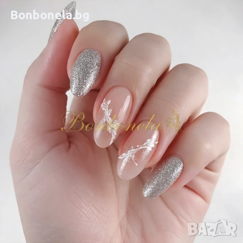 Самозалепващи изкуствени нокти Press On Nails, снимка 6 - Продукти за маникюр - 53033369