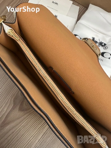 Чанта Coach Tabby 26 CH857 Екрю , снимка 9 - Чанти - 54061391