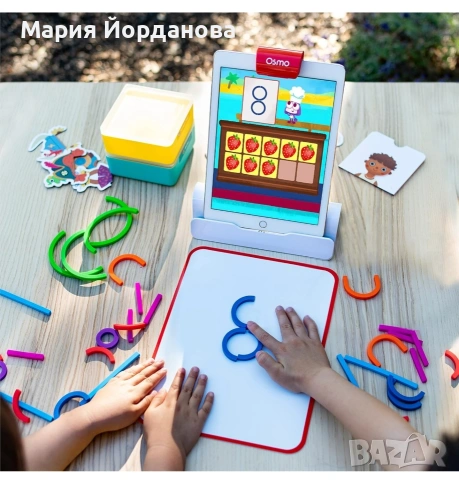 Osmo Little Genius Starter Kit, образователен STEM комплект, предназначен за деца на възраст 3-5 год, снимка 3 - Други игри - 54802994