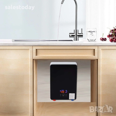 Проточен Бойлер стъкло, 5500W, 220V, 27см, снимка 6 - Бойлери - 54219108