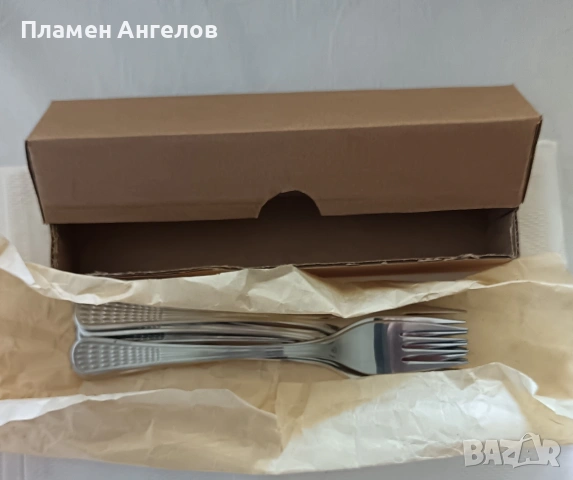 Вилици 6 броя "Петко Денев" Габрово , снимка 7 - Прибори за хранене, готвене и сервиране - 54860843