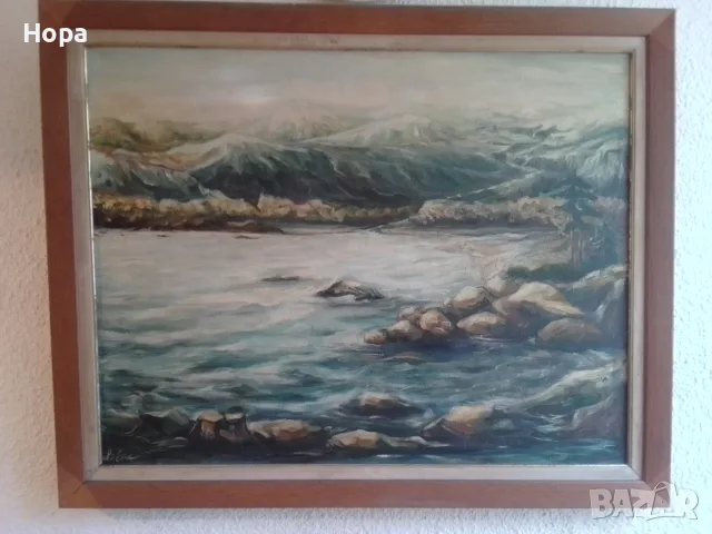 морски пейзаж,,при скалите'', снимка 2 - Картини - 10633118