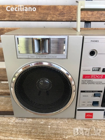Радиокасетофон Toshiba RT-SX4 Boombox, снимка 2 - Радиокасетофони, транзистори - 54721591