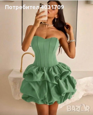 Сатенена рокля