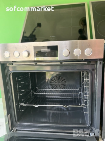 Фурна за вграждане Bosch HEA513BS1, Серия 4 с индукционен плот, снимка 4 - Печки, фурни - 54136273
