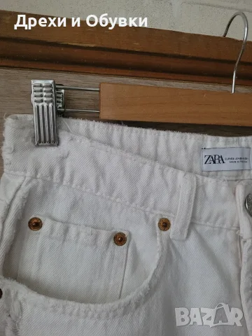Къси бели панталони ZARA , снимка 3 - Къси панталони и бермуди - 55400579