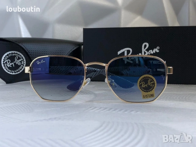 Ray Ban Ferrari 2 цвята мъжки слънчеви очила минерално стъклоло дамски унисекс, снимка 10 - Слънчеви и диоптрични очила - 55148894