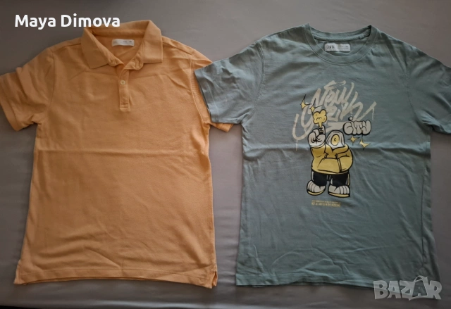 Тениски Zara и Benetton 140cm., снимка 2 - Детски тениски и потници - 54063290