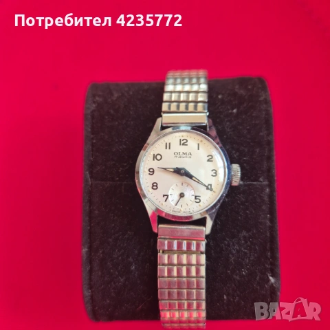 Швейцарски механичен дамски винтидж часовник. 