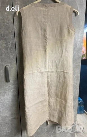 Max Mara (Marina Rinaldi) Size M 100% Лен, снимка 3 - Рокли - 54452523