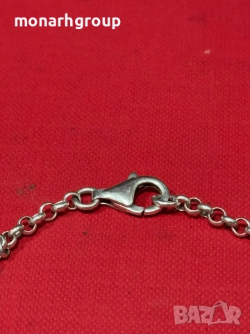 Сребърна гривна, снимка 3 - Гривни - 54315512