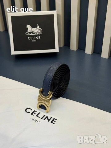 колан от естествена кожа в кутия celine 2см