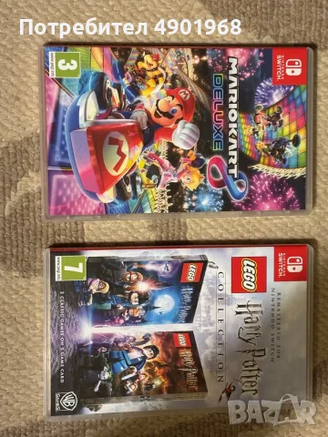 Mario kart 8 deluxe и Lego Harry Potter 
