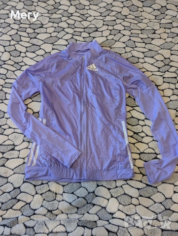 Дамска ветровка adidas adizero – оригинална, размер S (става и за XS) – лилава