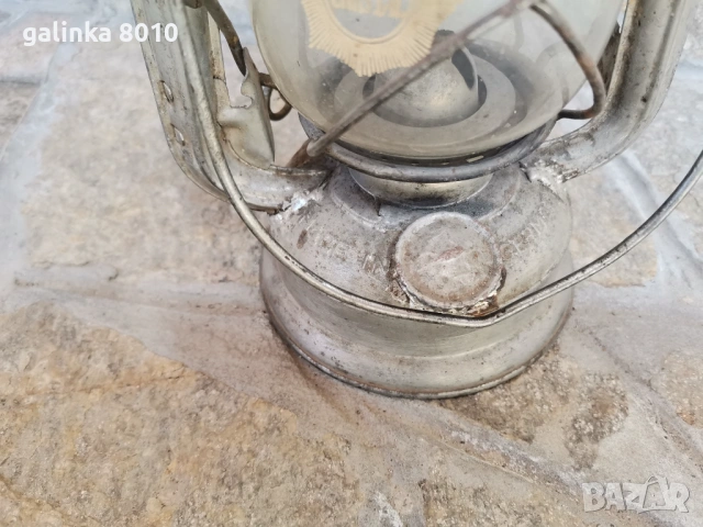 Стар Немски фенер, снимка 4 - Антикварни и старинни предмети - 54318122