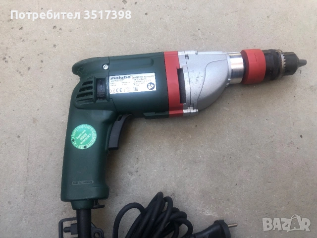 Дрелка Metabo с сменяем патроник , снимка 3 - Бормашини - 54363217