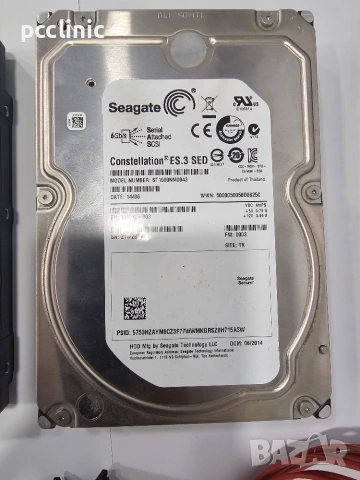 RAID комплект: Intel RS2WC040 контролер (LSI) + Mini-SAS кабел + 4x 1TB SAS диска Seagate, снимка 8 - Други - 55046540