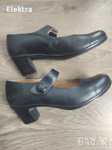 Затворени обувки, естествена кожа, снимка 2 - Дамски обувки на ток - 54156744