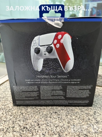 PlayStation 5 – DualSense God of War 20th Anniversary Limited Edition, снимка 2 - PlayStation конзоли - 54878408