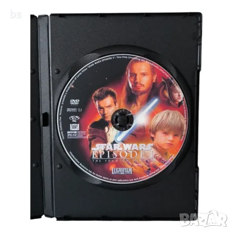 Star Wars 1 - Невидима заплаха DVD +R DL с бг аудио, снимка 4 - DVD филми - 51331977