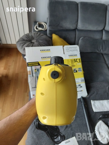 Парочистачка KARCHER SC 1, 1200W, 3 bar, 250 мл, 5 м, снимка 7 - Парочистачки и Водоструйки - 54494769