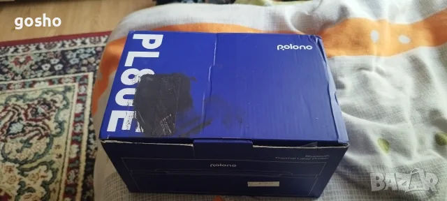 Термопринтер за етикети Polono PL80E 4x6 с Bluetooth/USB - Нов , снимка 2 - Принтери, копири, скенери - 55643951