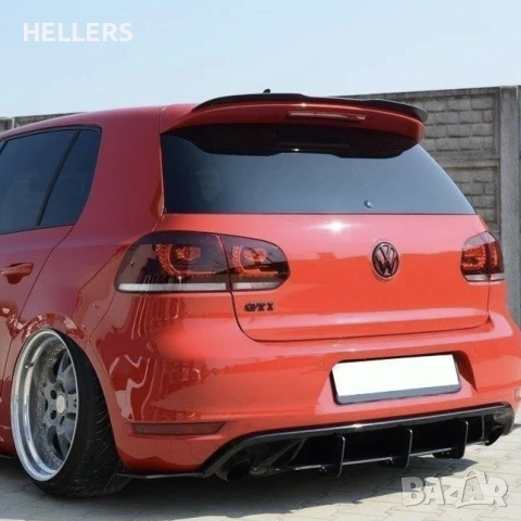 Спойлер Maxton style за голф 6 gtd Vw golf 6 gtd лип спойлер