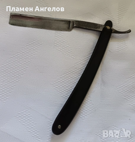Автентичен стар немски бръснач J. A. Henckels SOLINGEN. , снимка 4 - Колекции - 55238128