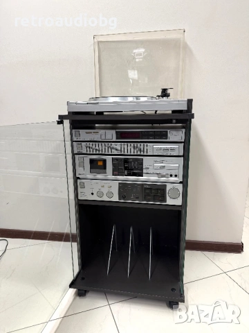 🔈Винтидж аудио сет AKAI - усилвател, дек, тунер, еквалайзер, грамофон и шкаф🔈, снимка 2 - Грамофони - 54167160