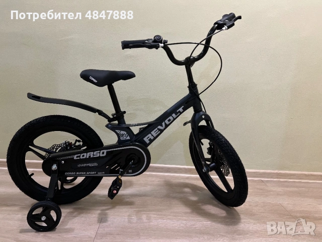 🌟 Продавам свръхлек детски велосипед Corso Revolt 16" — 120€, снимка 6 - Велосипеди - 54788863