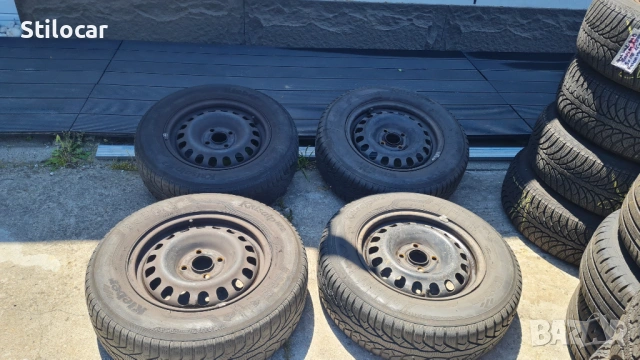 Джанти с гуми Corsa D 4x100 14 цола, снимка 4 - Гуми и джанти - 54848740