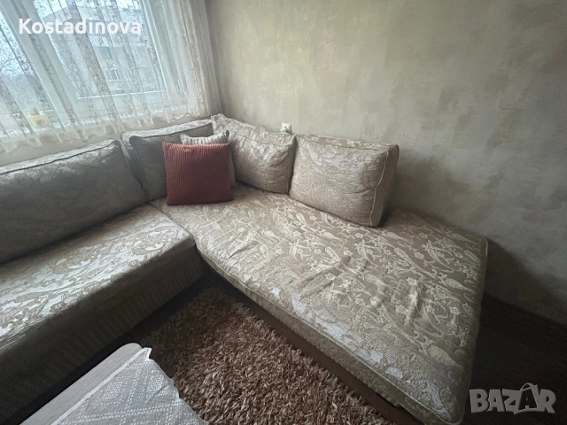 Продавам луксозен , поръчков диван с лежанка  260/195, снимка 4 - Дивани и мека мебел - 54319405