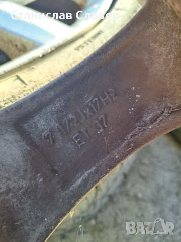 4 броя ал.джанти 17" 5х112 7.5ж ет37, снимка 5 - Гуми и джанти - 54430737